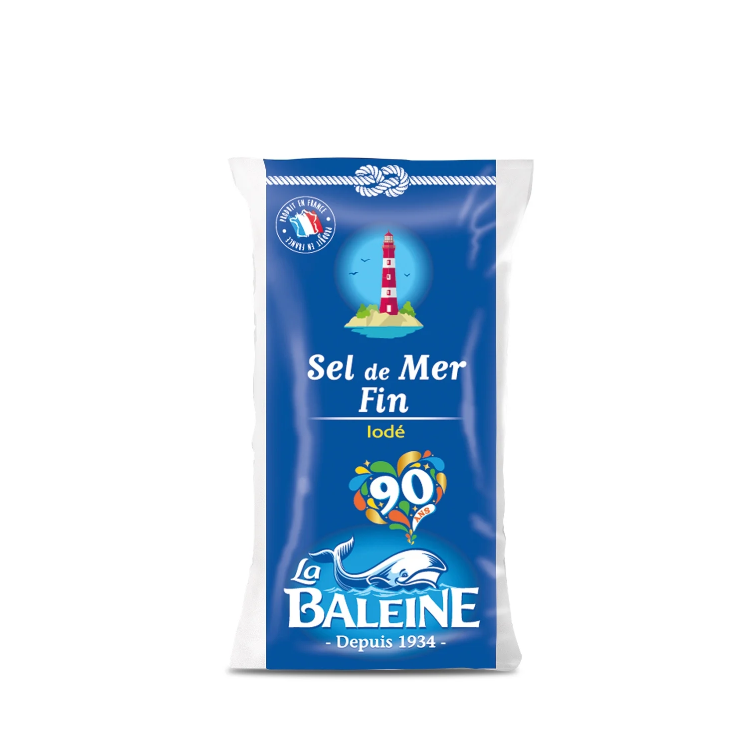 Sel de mer Fin et iodé La Baleine 