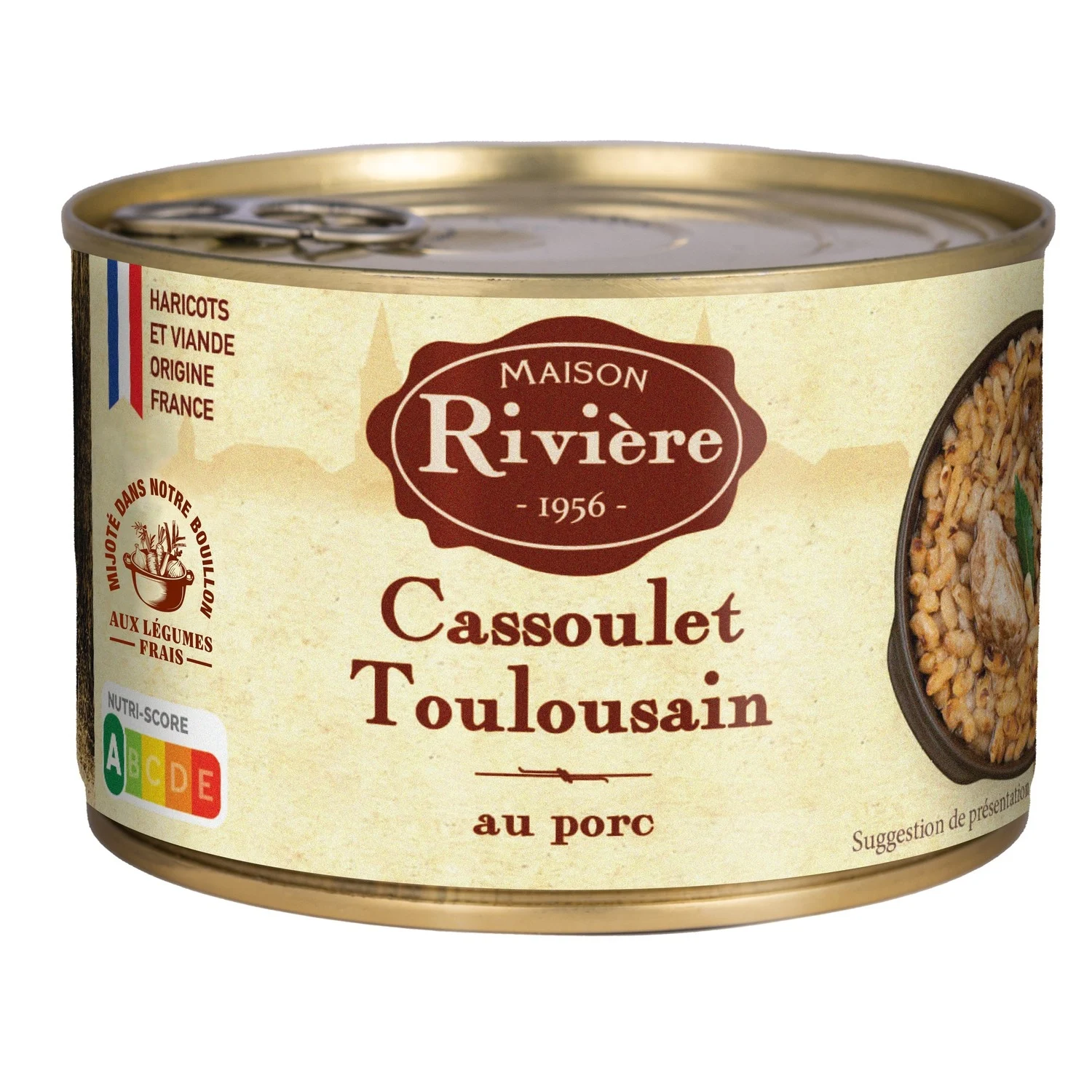 Cassoulet Toulousain au porc de la Maison Rivière