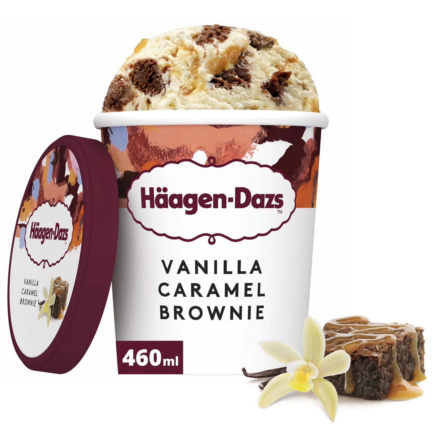 Haagen Dazs vanilla caramel brownie ice cream