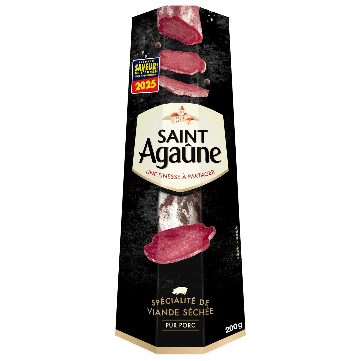 Saint Agaûne fine dried meat flavor