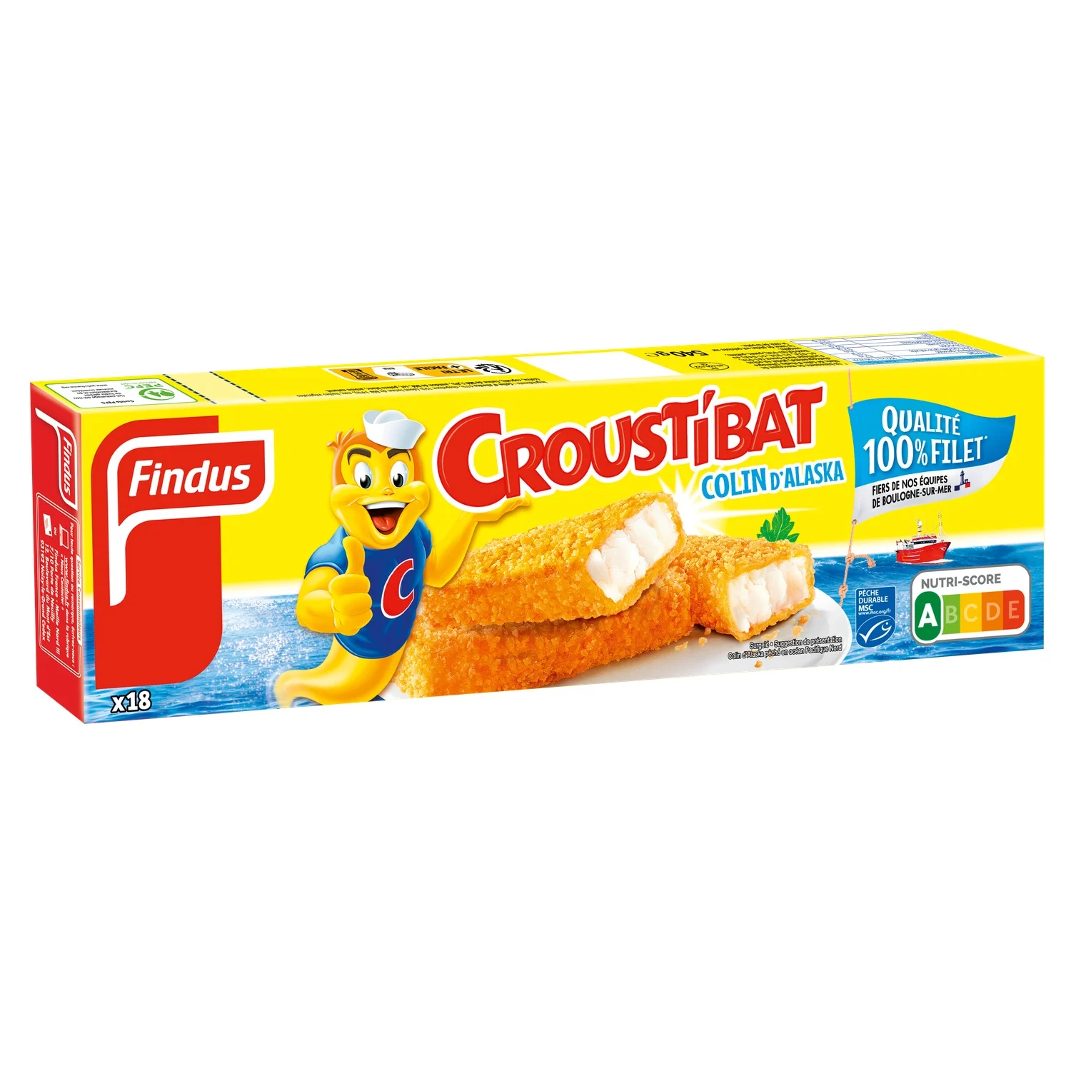 Findus Croustibat breaded fish