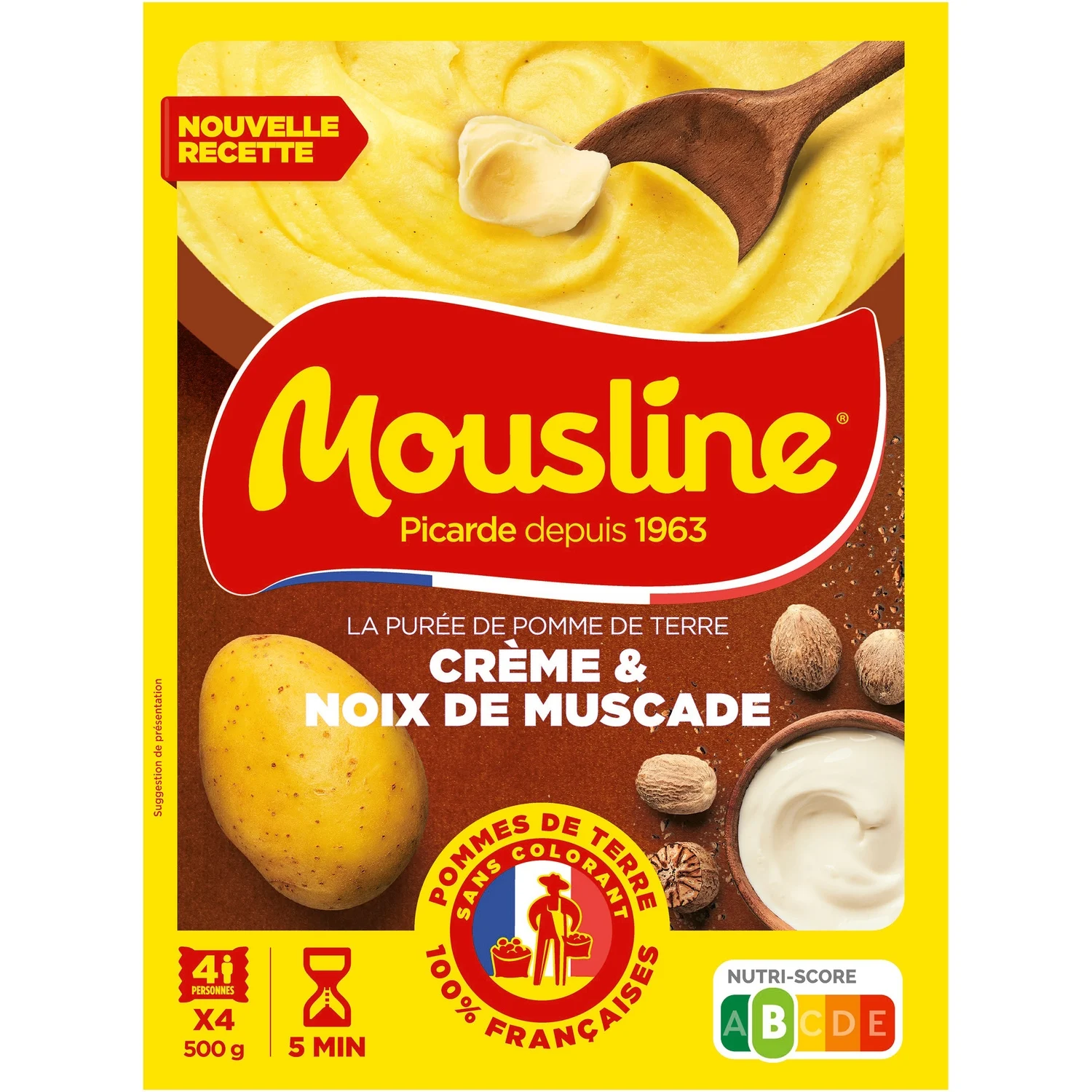 Purée Crème et Noix de Muscade Mousline 