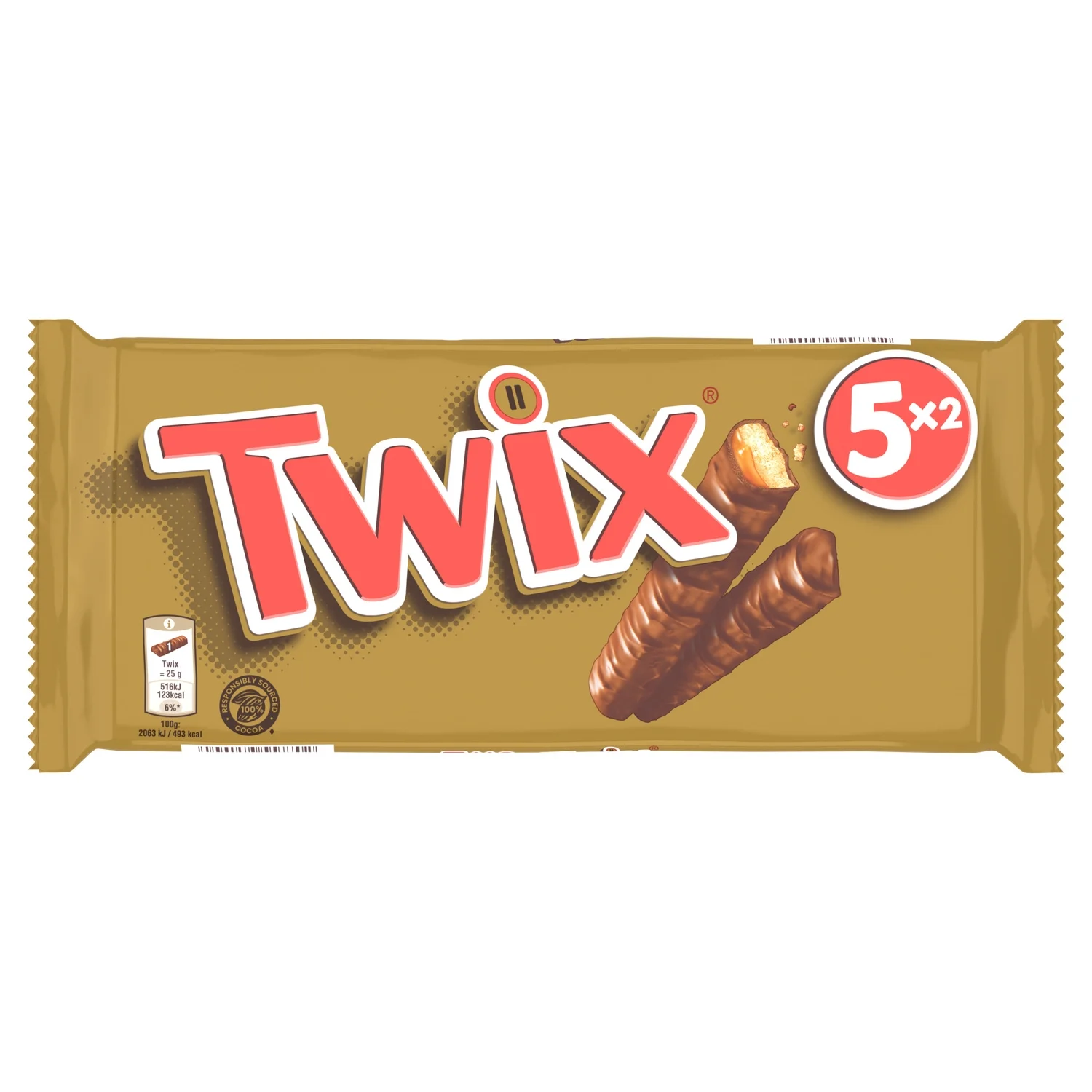 Twix barres chocolatées