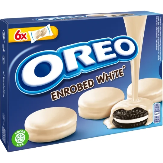 Oreo enrobé de chocolat blanc