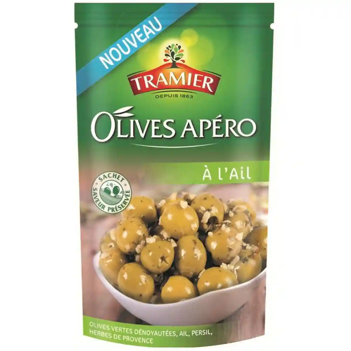 Olives Apéro à l'ail Tramier 