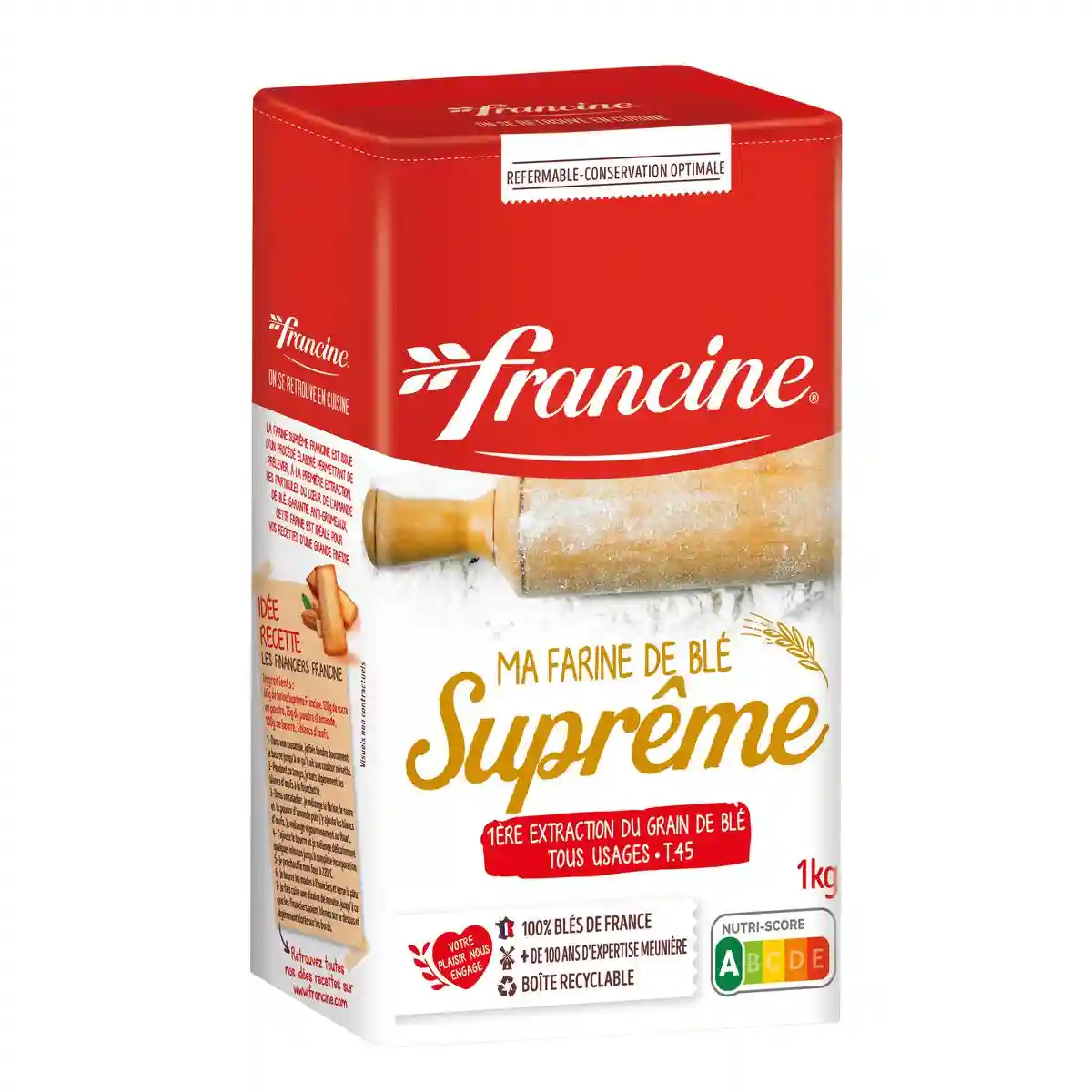 Farine de blé tout usage t45 francine 