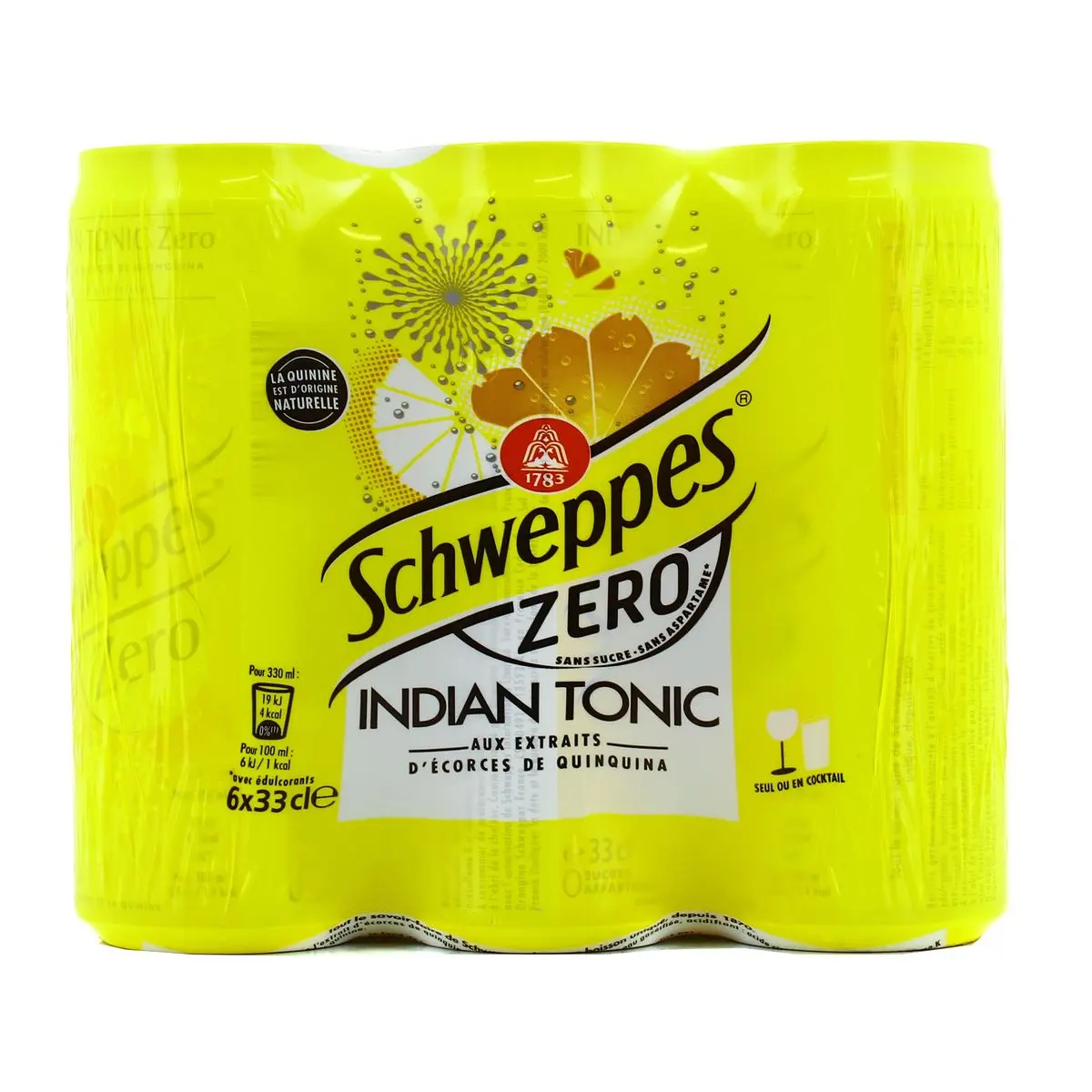 Indian Tonic Schweppes Zero 6*33cl