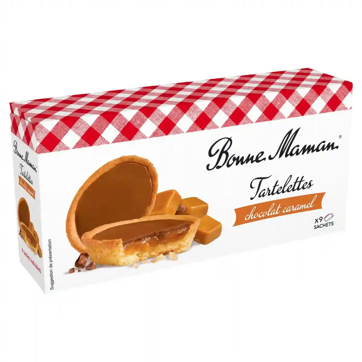 Tartelettes chocolat caramel Bonne maman