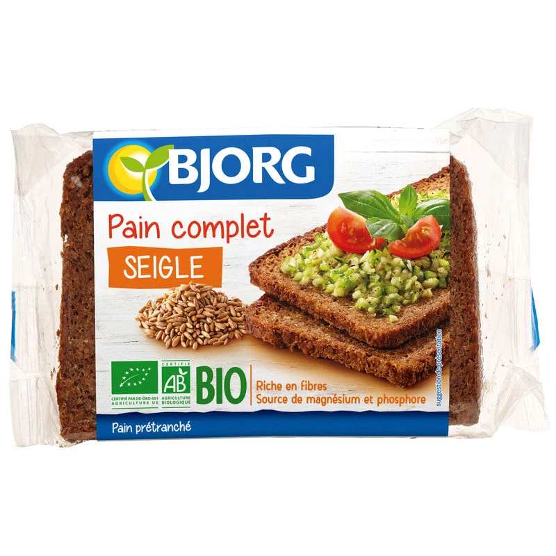 Bjorg organic wholemeal rye bread