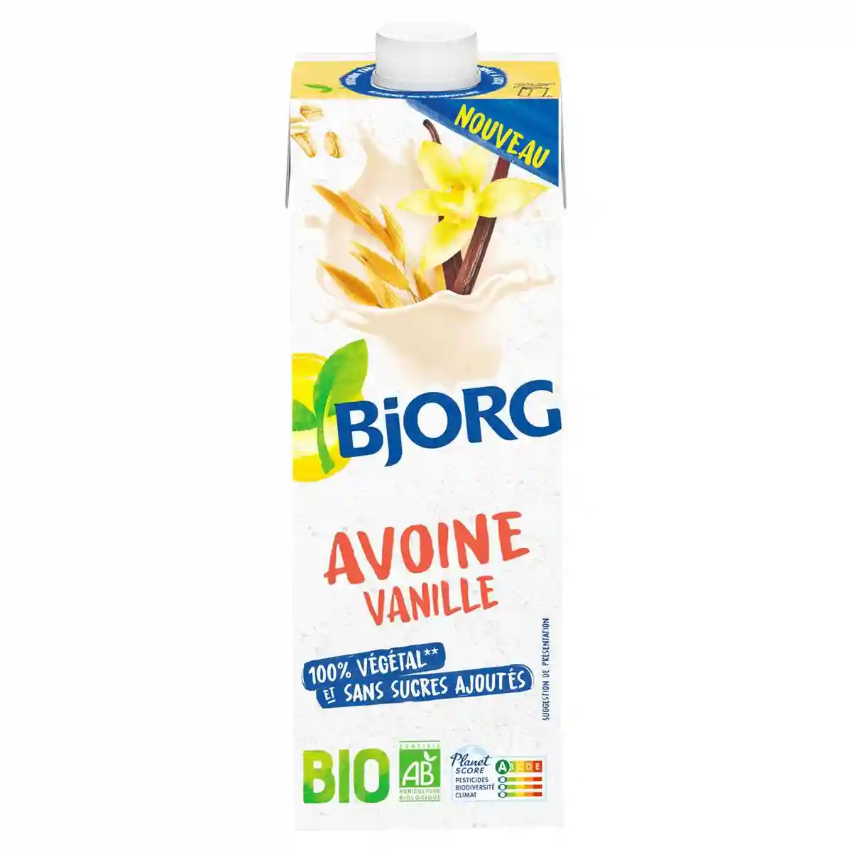 Bjorg Lait avoine vanille