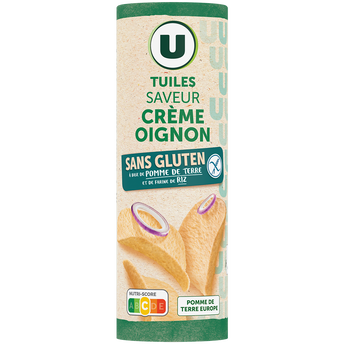 Tuile saveur crème oignon sans gluten U