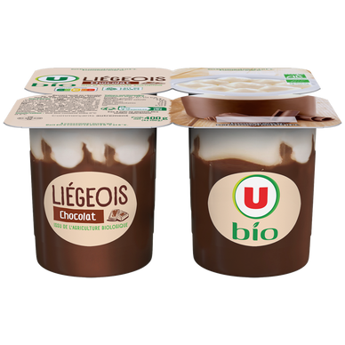 Organic chocolate Liegeois U