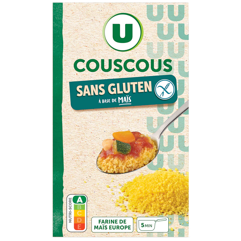 Couscous de maïs Sans gluten U