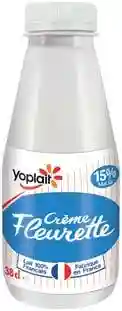Yoplait 15% light fluid whipping cream