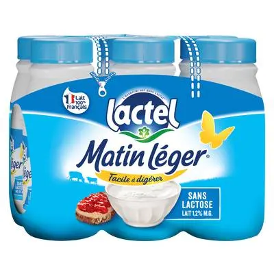 Matin Léger Lactose-free semi-skimmed milk