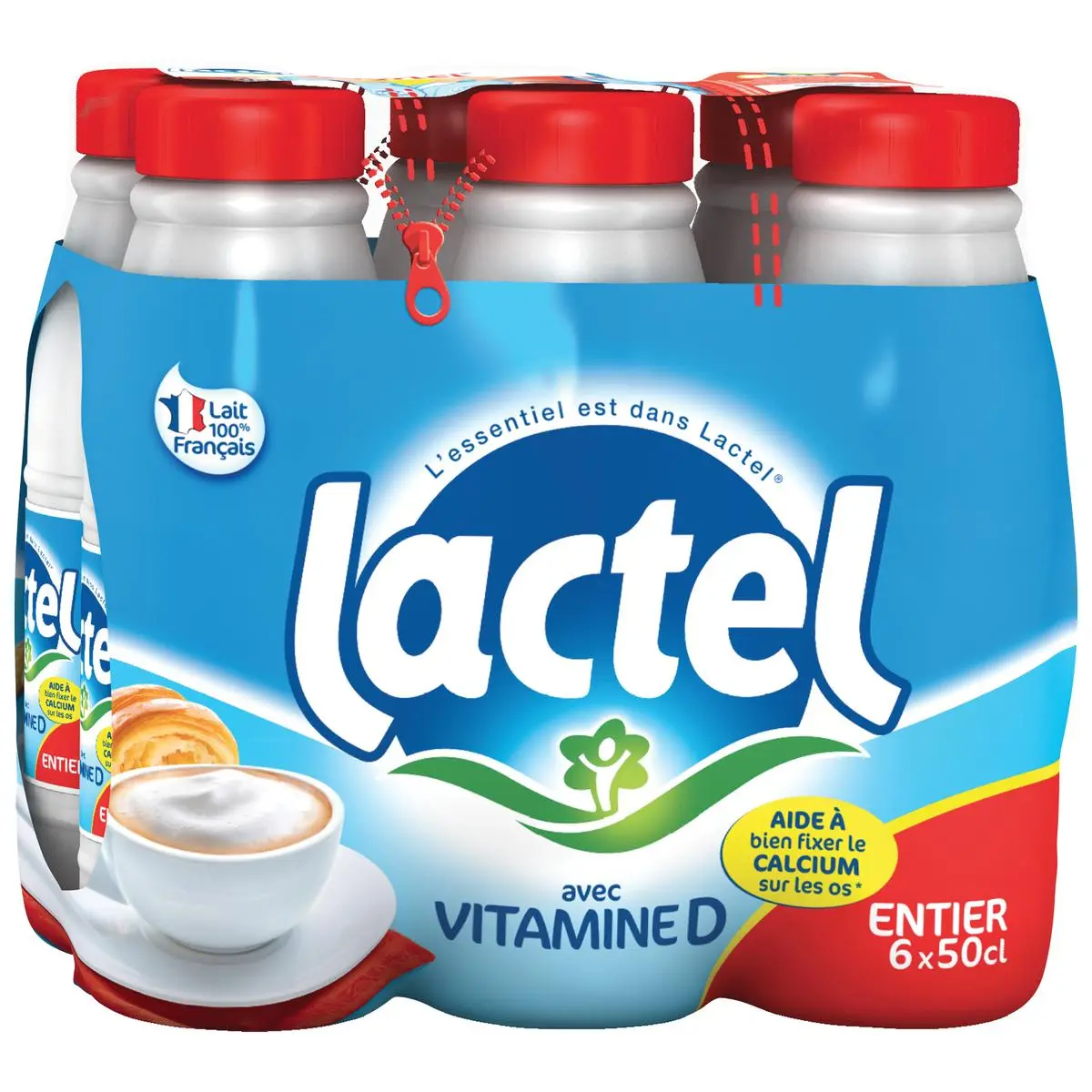 Lactel Whole milk 6*50Cl