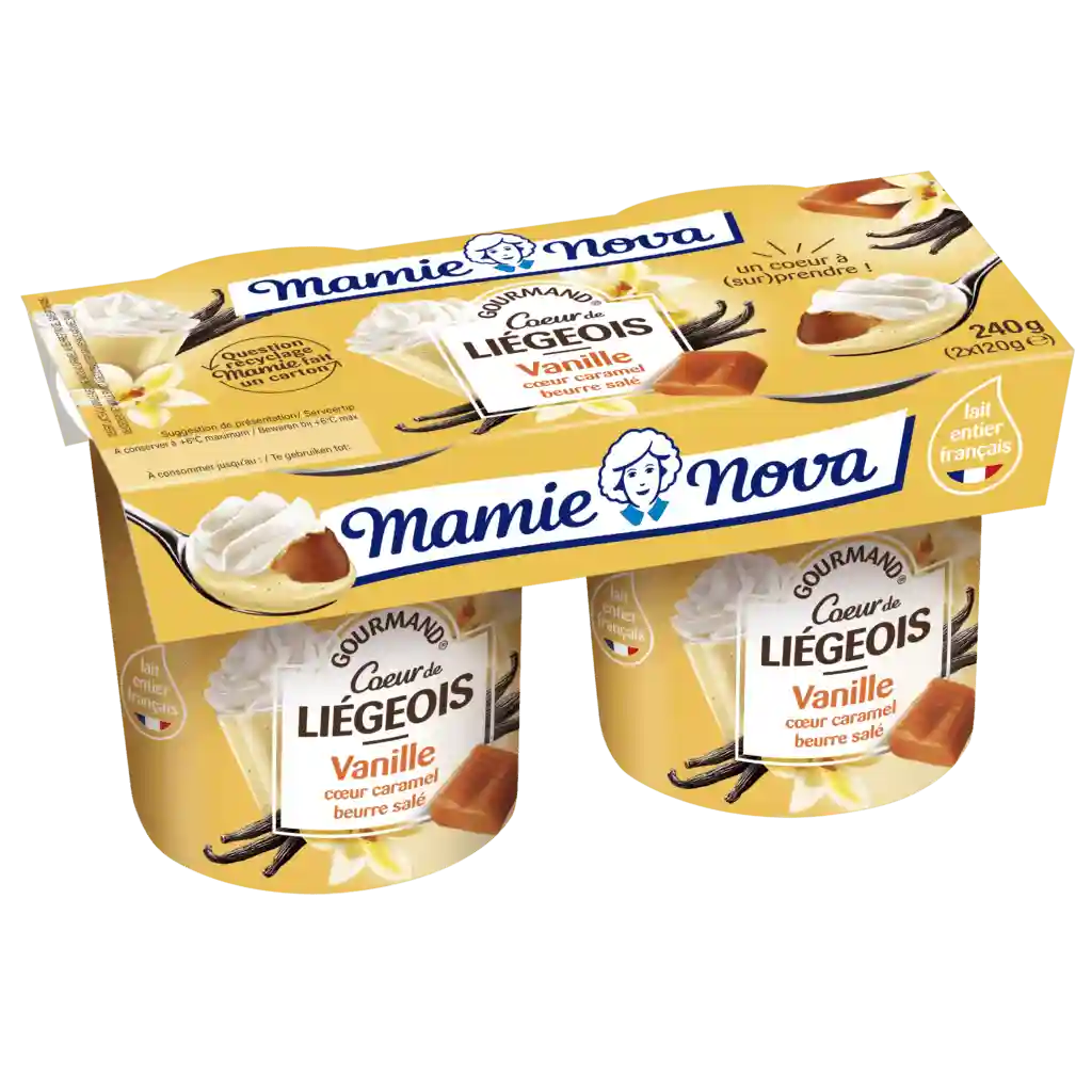 Mamie Nova Cœur de Liégeois vanilla Caramel salted Butter