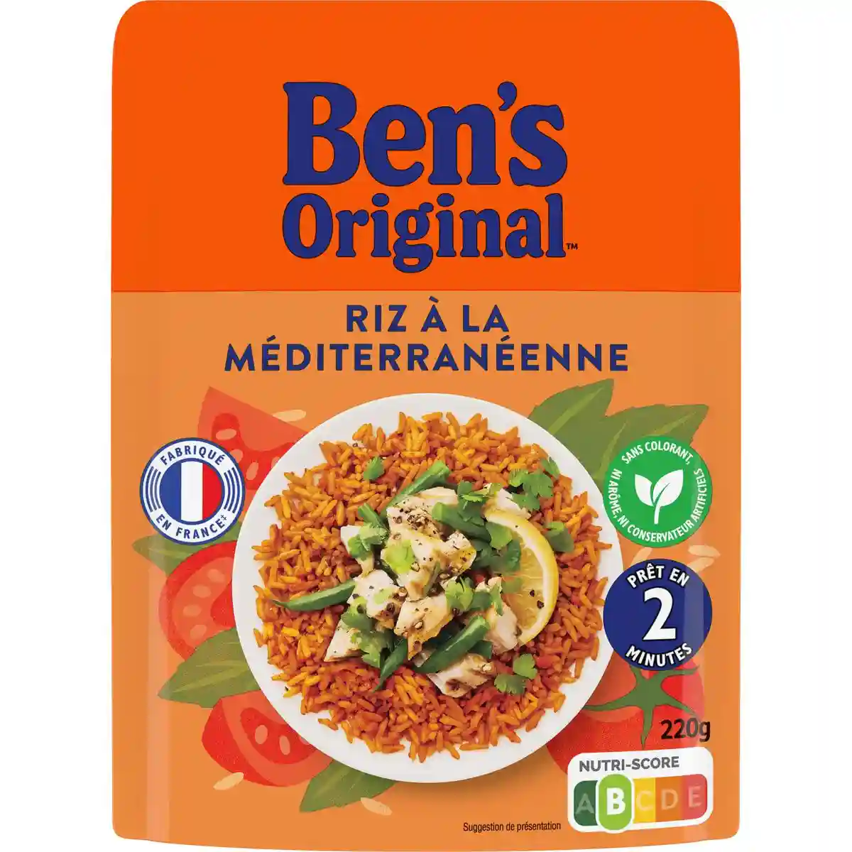 Riz à la Méditerranéenne micro-ondable Ben's 