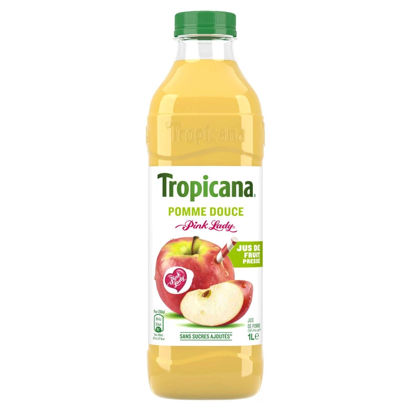 Tropicana pressed apple juice pink Lady 1 L