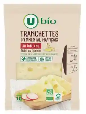 Organic Emmental cheese slices U