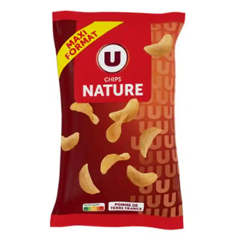 Chips nature maxi format U