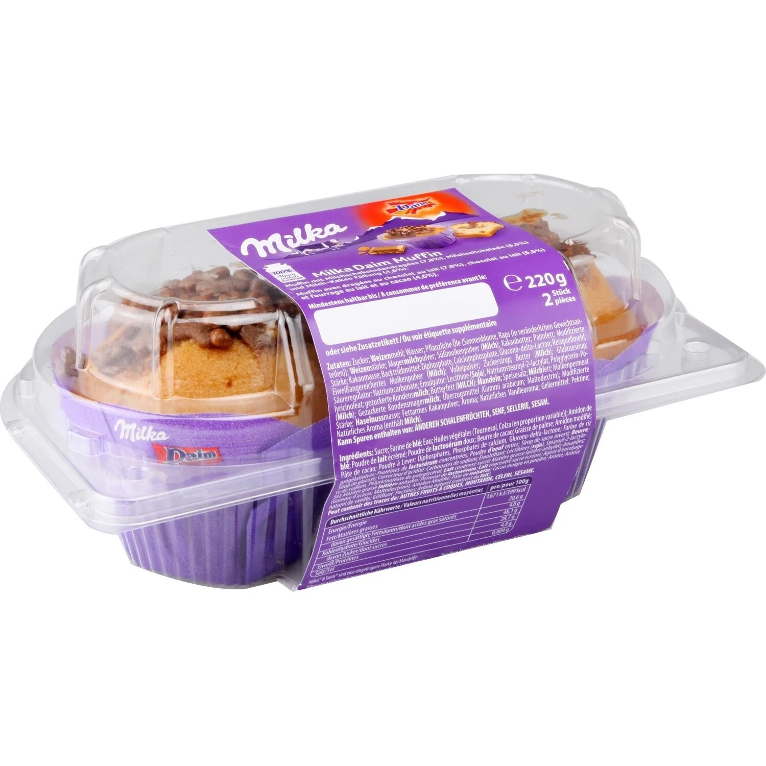 Muffin au coeur fondant Milka