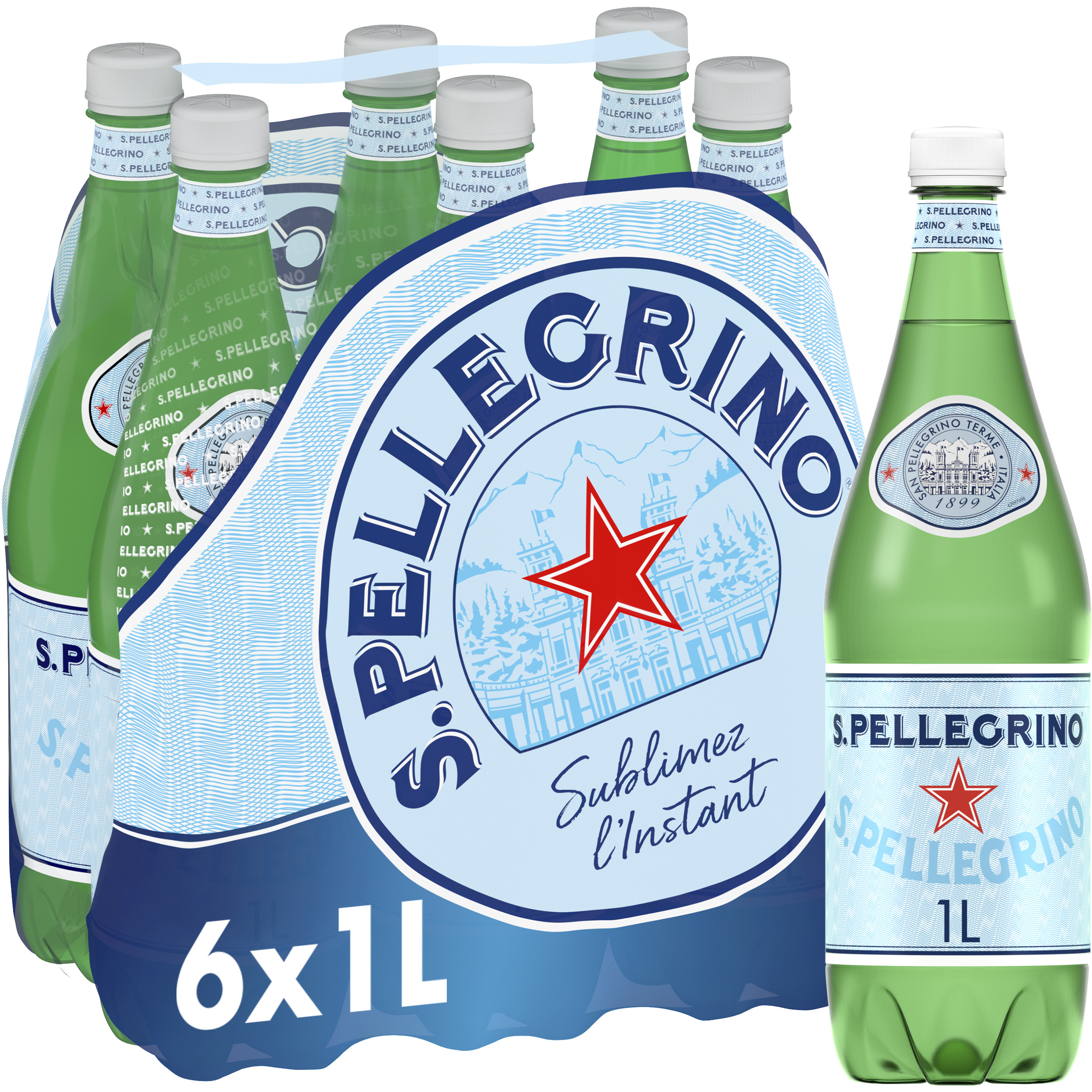 San Pellegrino sparkling water 6*1l