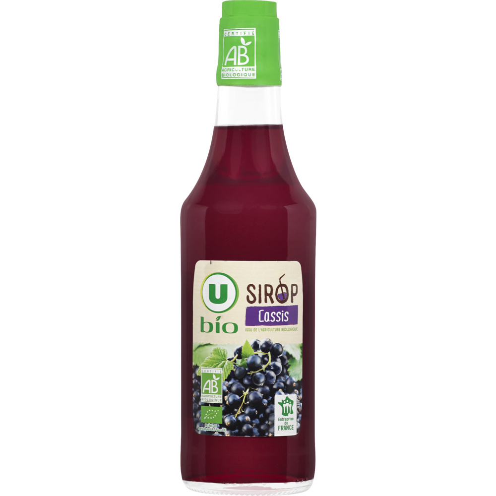 Organic blackcurrant syrup U