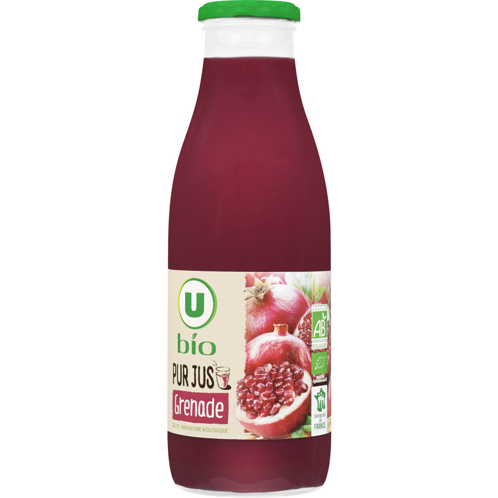 Pure organic pomegranate juice U