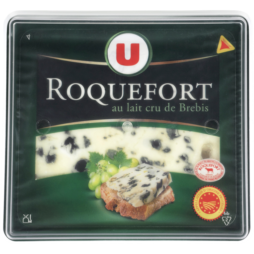 Raw ewe's milk cheese Roquefort U