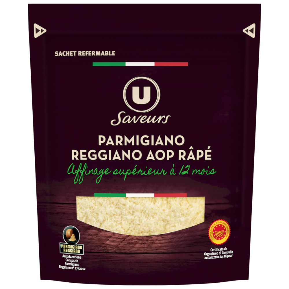 Grated Parmigiano Reggiano PDO U