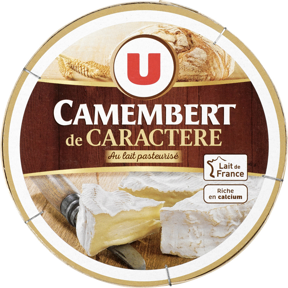 Camembert cheese of Character U