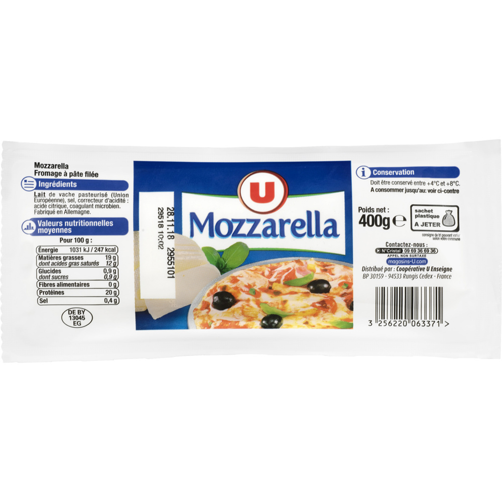 Special kitchen mozzarella U