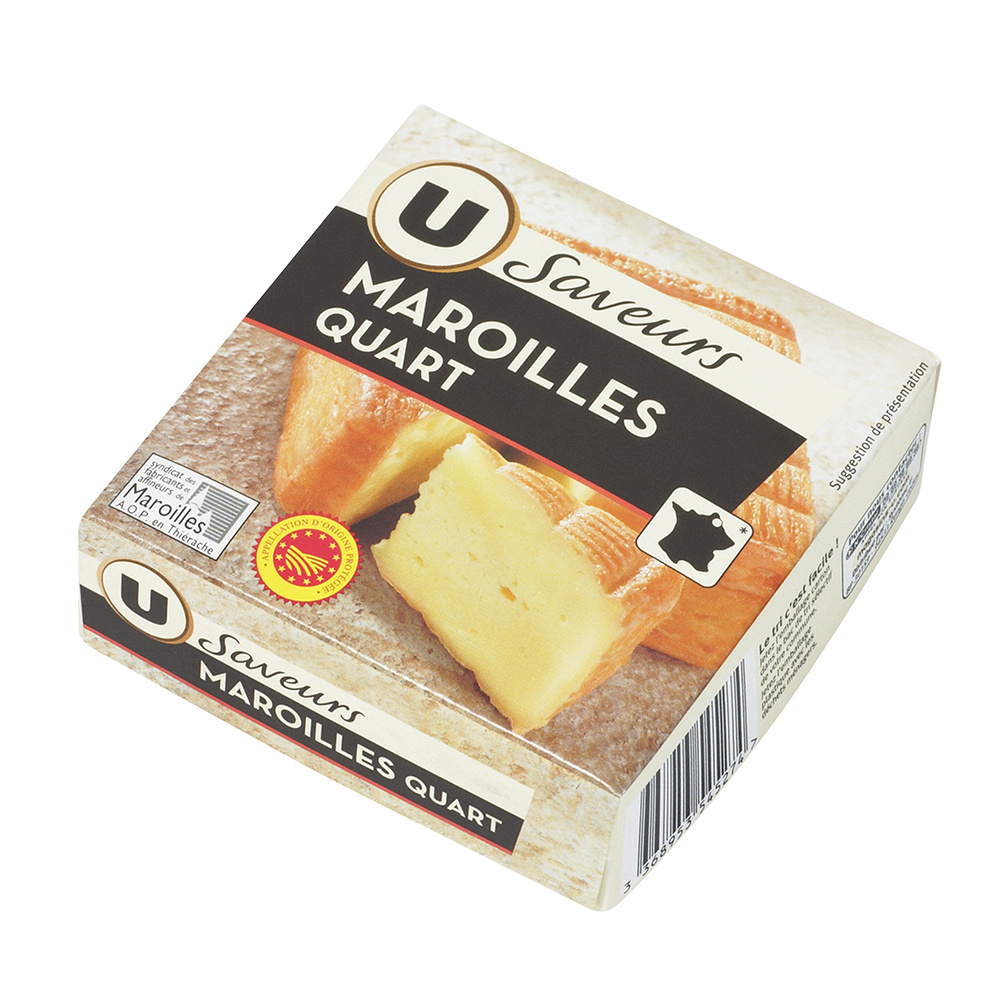 Quarter of Maroilles with pasteurized milk U