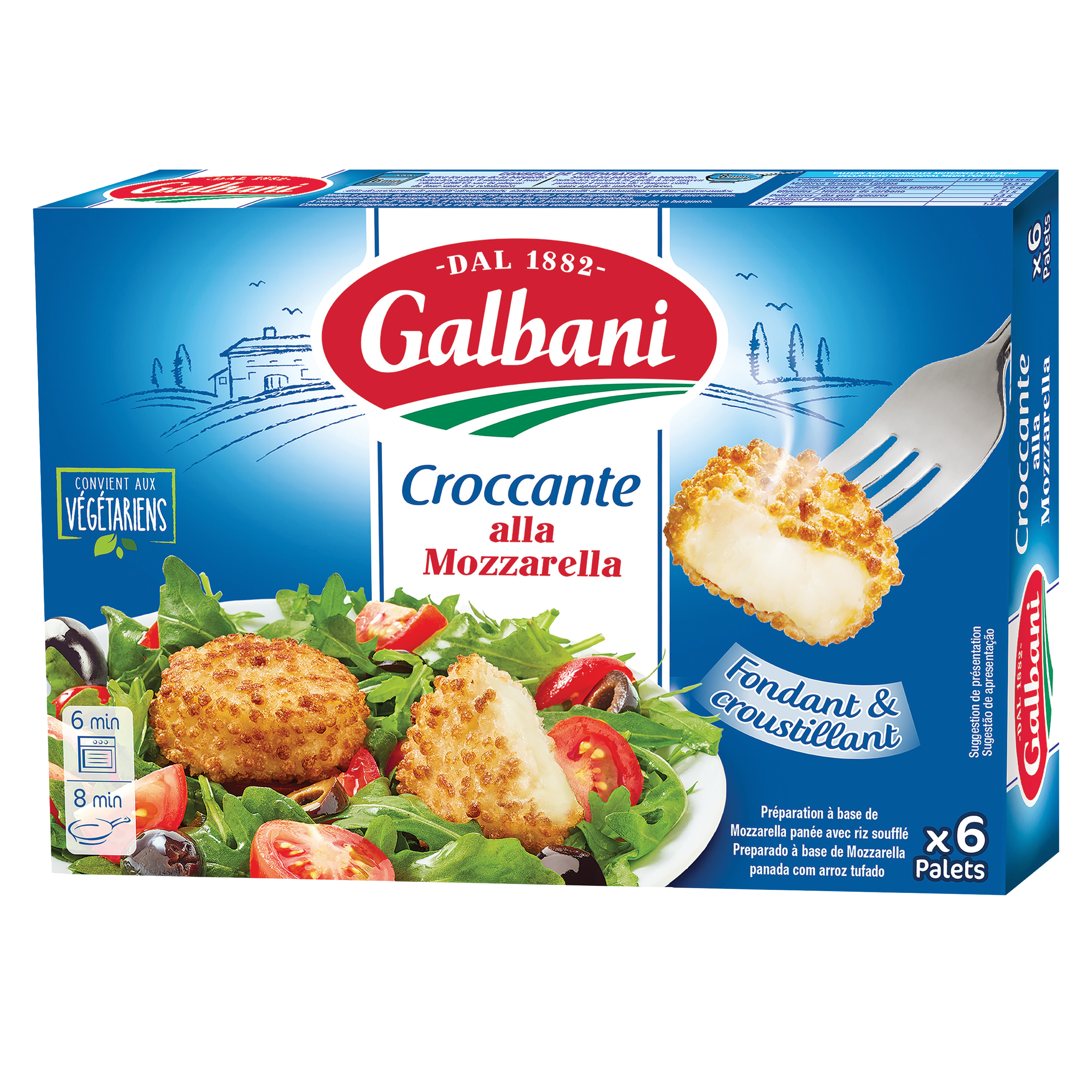 Galbani mozzarella crisps