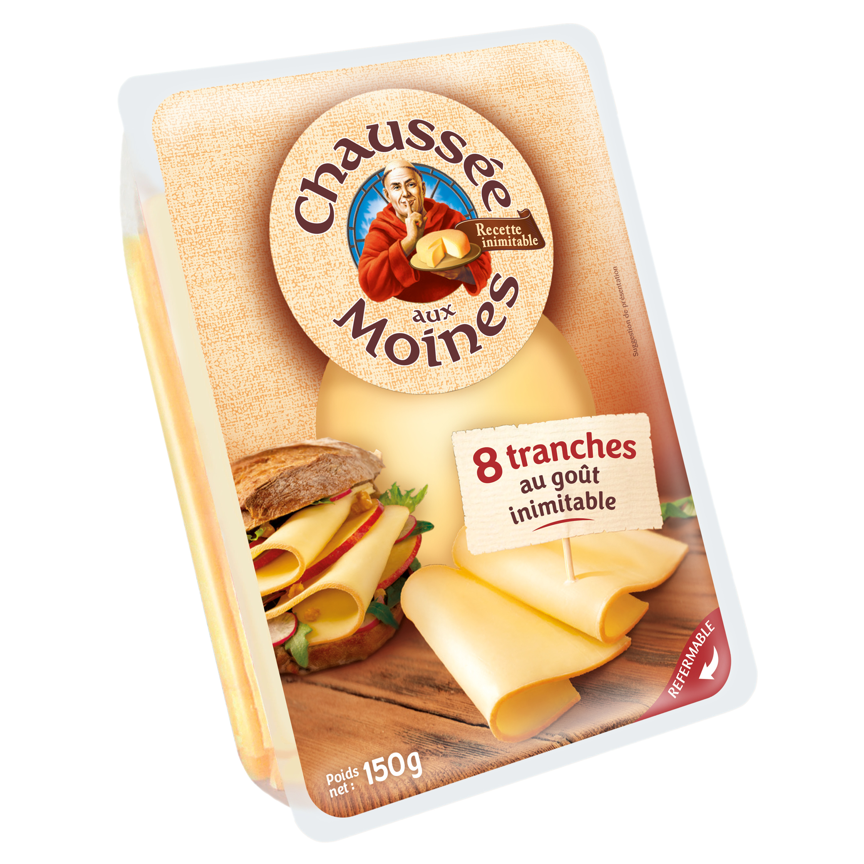 Chaussée aux moines sliced cheese