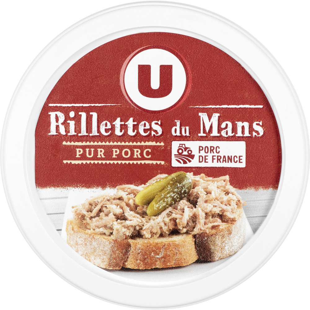 Rillettes du Mans pure pork U