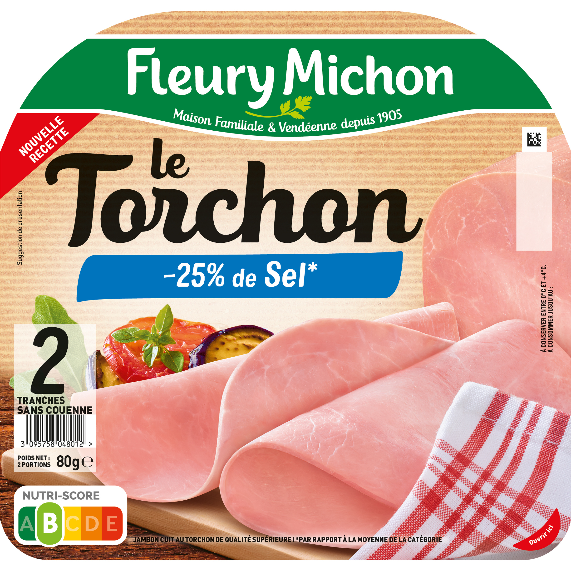 Fleury Michon white ham cloth