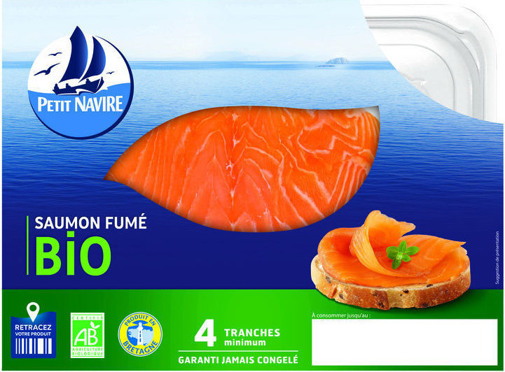  Petit navire organic smoked Atlantic salmon