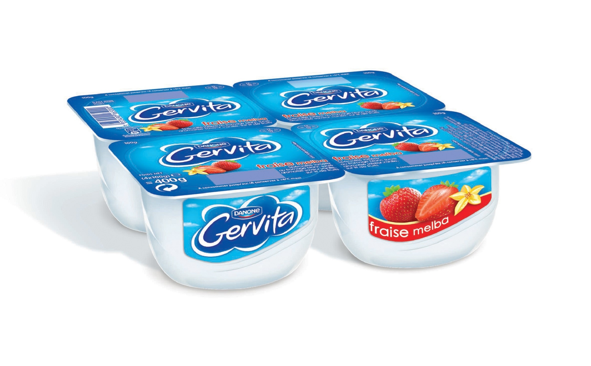 Gervita strawberry melba 100 g x 4