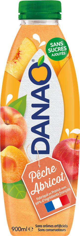 Danao jus de fruits peche abricot