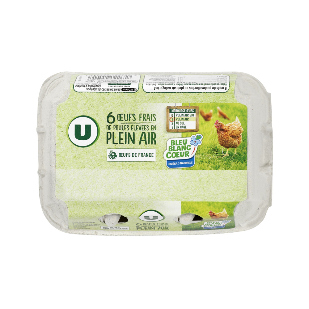 Fresh free-range eggs U