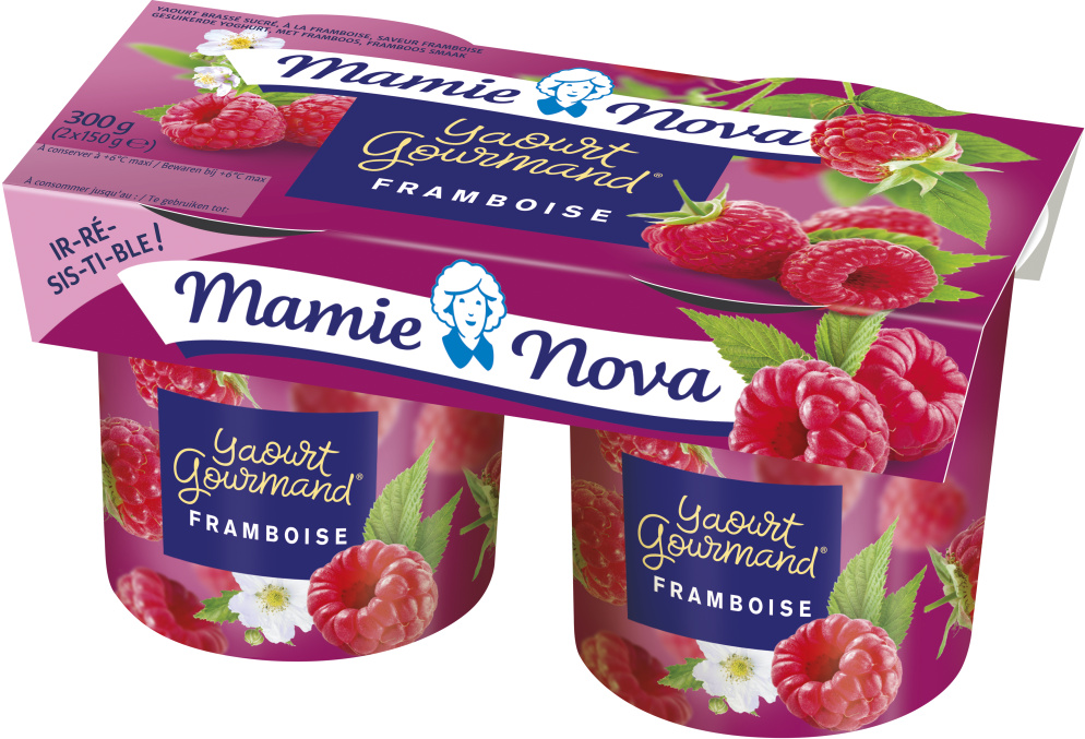 Mamie Nova gourmet raspberry yogurt