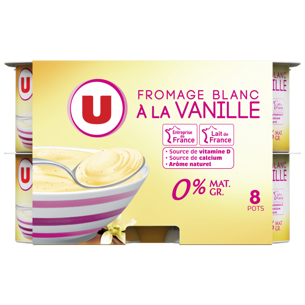 Vanilla-flavoured cottage cheese 0%MG