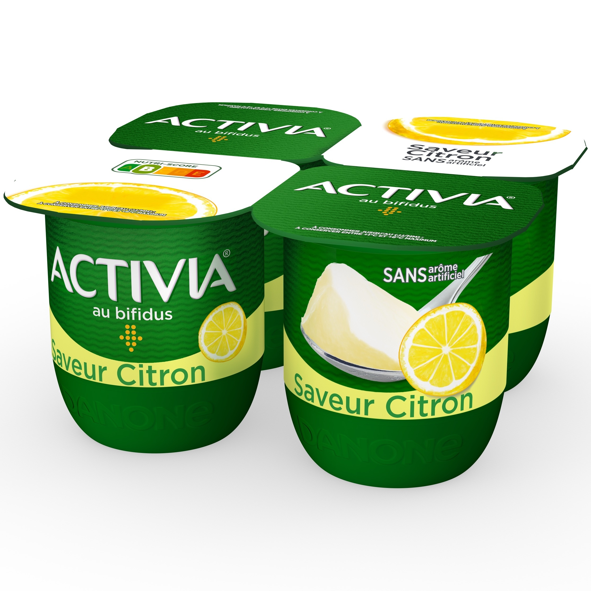 Activia bifidus lemon flavor