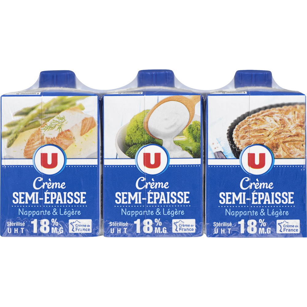Light semi-thick cream U 3*20cl