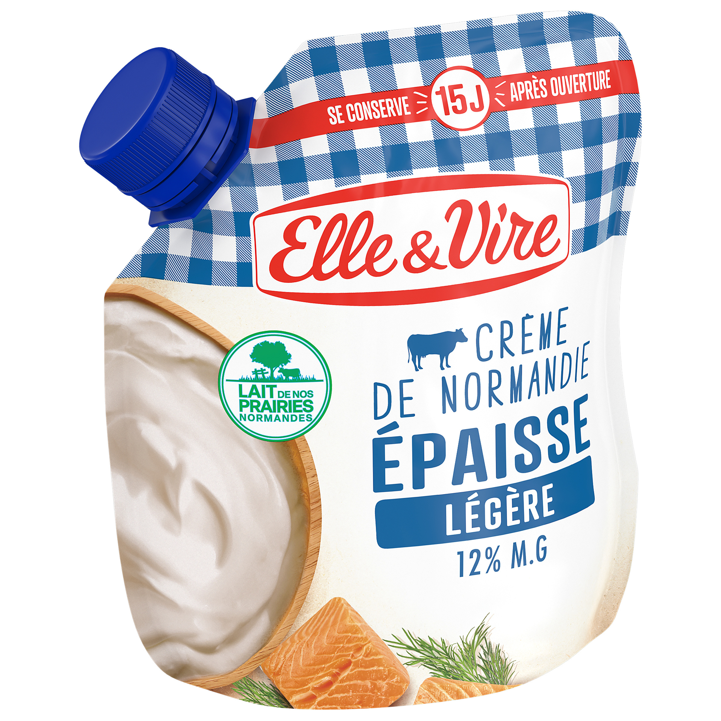 Elle & vire light thick cream 12%mg pocket