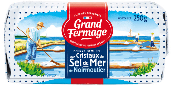 Grand fermage Semi-salted butter with sea salt crystals