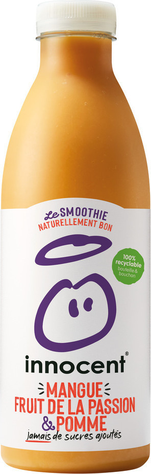 Innocent mango, passion fruit & apple smoothie