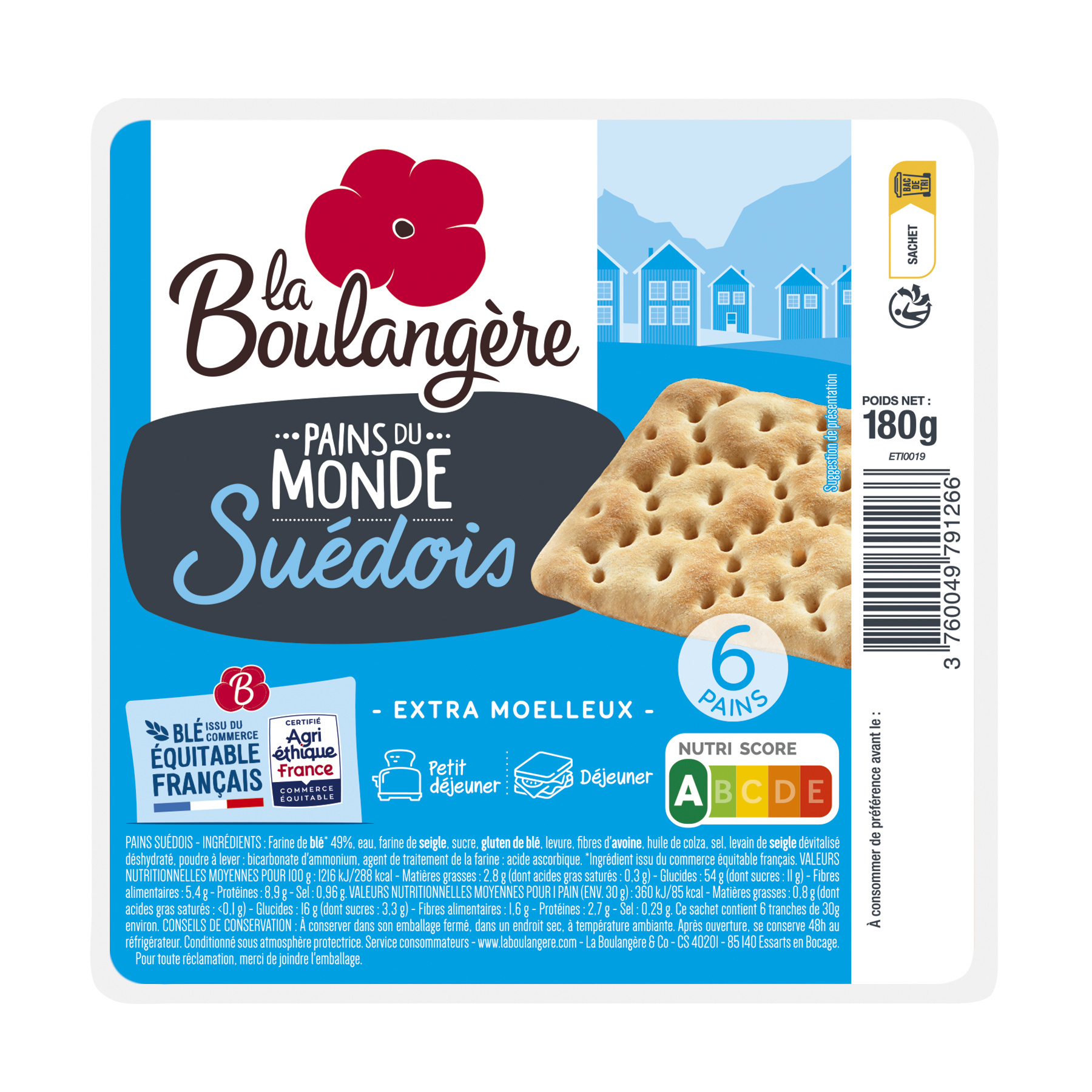 La Boulangere pains suedois